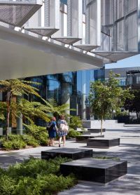 QUT Peter Coaldrake Education Precinct by Wilson Architects and Henning Larsen Architects (Image: Christopher Frederick Jones) Traditional land owners: The Turrbal Tribe 