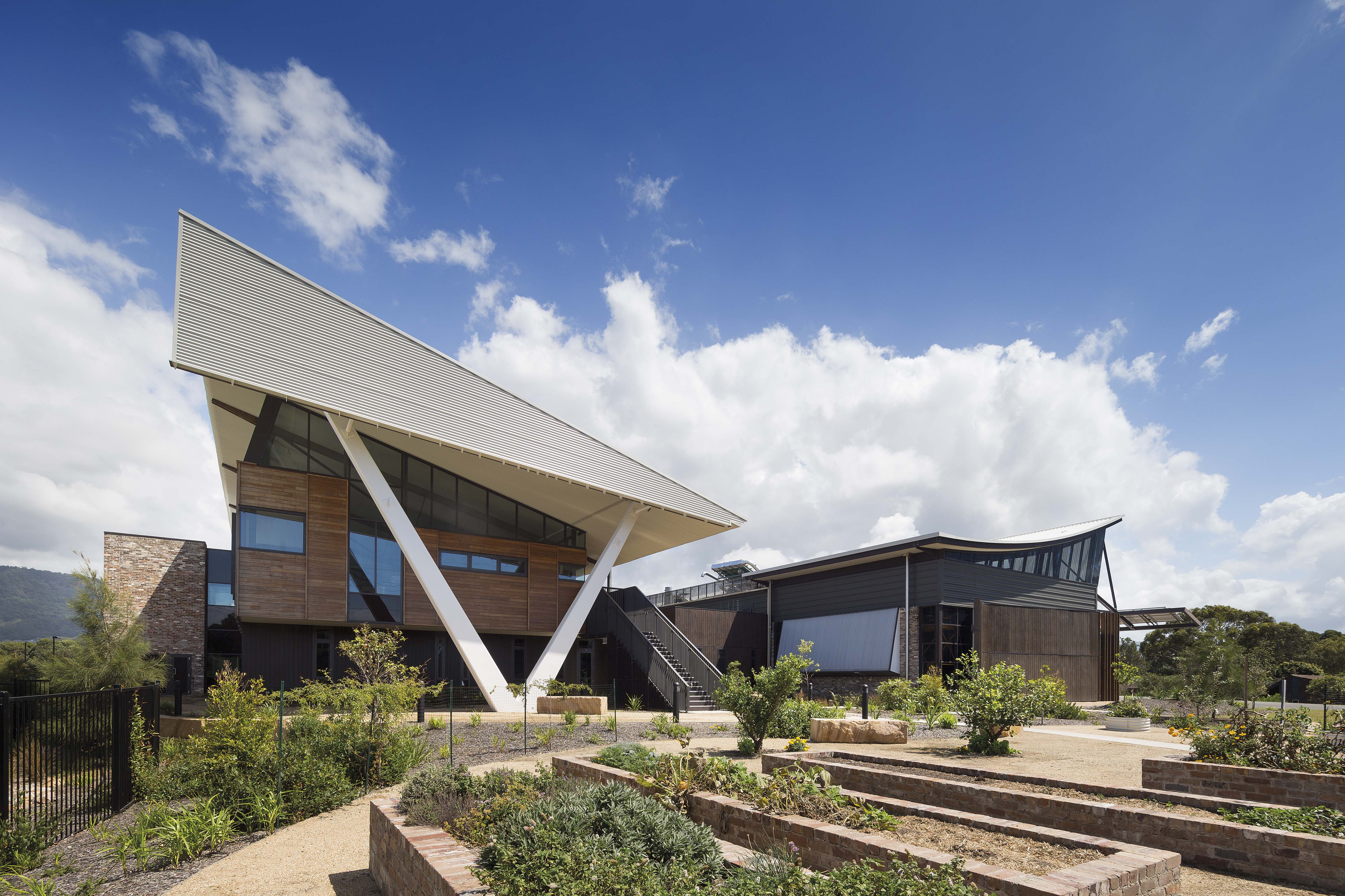 Sustainable Buildings Research Centre. The project was awarded a 6 Star Green Star