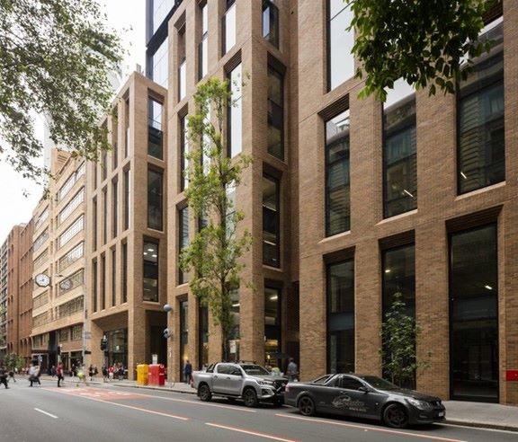 Figure 5. Barrack Place, Sydney, by Architectus. Awarded WELL Certified Platinum rating through the delivery of a series of policies, design measures and performance tests. (Image: Brett Boardman).